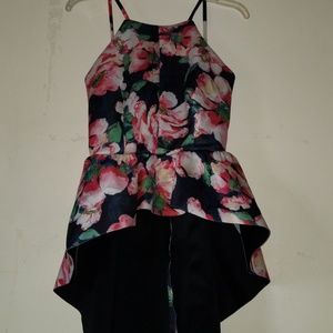 Floral Hi Low Tank